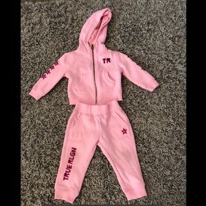 Babygirl TrueReligion sweat suit